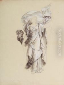Lot De 3 Dessins Pour La Paix 
Faisant Regner La Justice Et Versant L'abondance Sur La Terre by Joseph Ferdinand Lancrenon