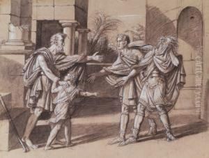 10 Esquisses Scenes De L'histoire Antique