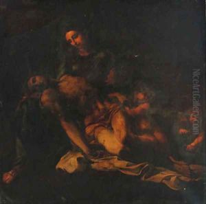The Pieta 2 by Annibale Carracci