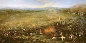The Battle of Lutzen in 1632 by Jacques Courtois