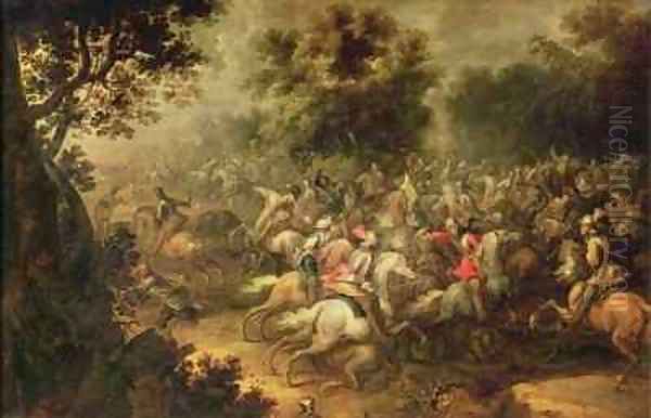 Battle of the cavalrymen - view 1
