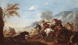 Battle Scene by Jacques Courtois