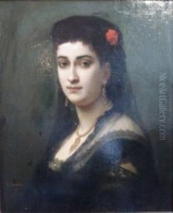 Portrait De Femme En Buste