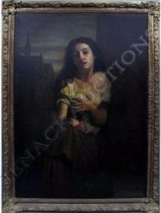 A Beggar Woman by Charles Zacharie Landelle