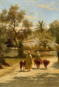 Le Retour Au Village by Charles Zacharie Landelle