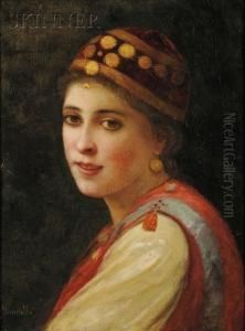 Jeune Fille Orientale by Charles Zacharie Landelle