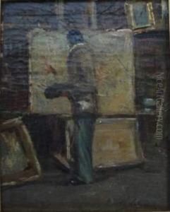 Le Peintre Dans Son Atelier