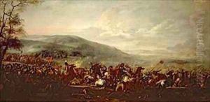 Battle between the Hungarians and Turkish by Jacques Courtois