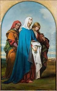 Les Trois Marie by Charles Zacharie Landelle