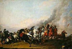 Combat of the Cavalry by Jacques Courtois