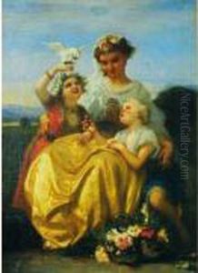 Huile Sur Toile Reentoilee Huile Sur Toile Reentoilee
