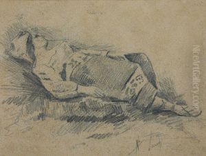 Figura Di Donna Sdraiata by Angelo Landi