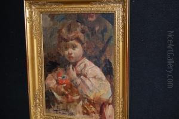 Ritratto Di Bimba Con Giocattolo,1934 - view 1
