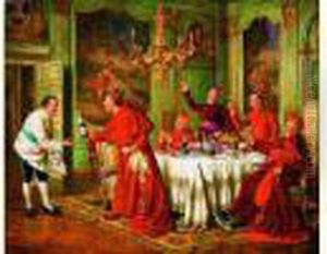 Le Joyeux Repas Des Cardinaux
