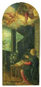 The Annunciation 3 by Denys Calvaert