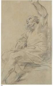Studio Per Una Figura Di Santo by Giovanni Lanfranco