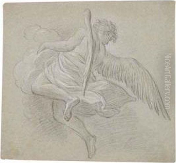 An Angel Seen From Behind - view 1