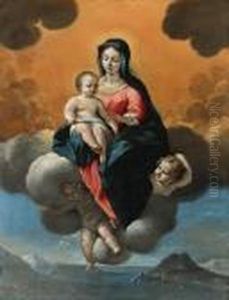 The Madonna And Child by Giovanni Lanfranco