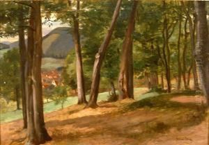 Waldrand Bei Neckargemund by Albert Lang