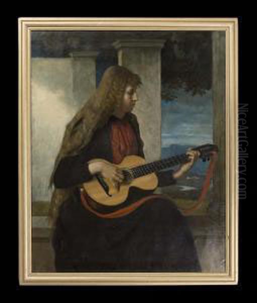 Ol Auf Leinwand, Monogrammiert, Datiert: 1889 - view 1