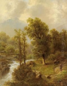 Bachlandschaft by Albert Lang