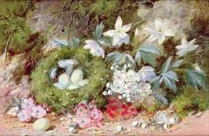 Still Life with Birds Nest by William Cruikshank