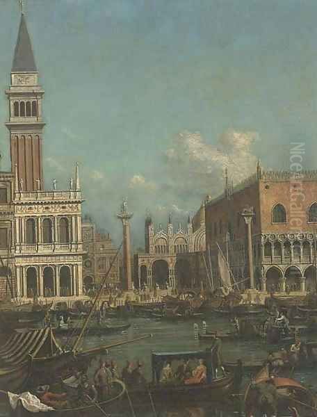 The Molo, Venice, with the Doge's Palace and the Piazzetta from the Bacino di San Marco - view 1