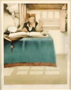 Le Calligraphe by Maurice Langaskens