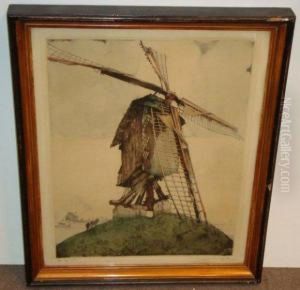 Le Geant [moulin]. by Maurice Langaskens