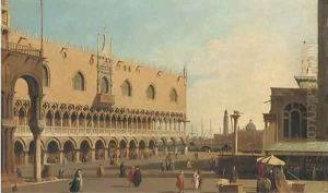Before the Doge's Palace, Venice
