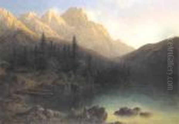 Jezioro W Alpach - view 1