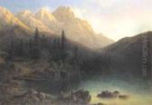 Jezioro W Alpach by Julius Lange