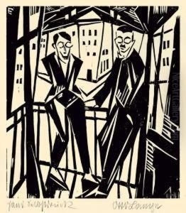 Doppelportrat by Otto Lange