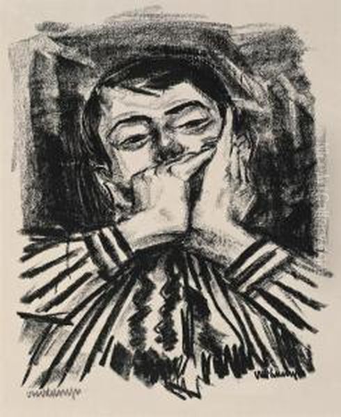 "mundharmonikaspieler". 1913 - view 1