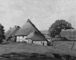 Friesisches Gehoft by Otto Lange