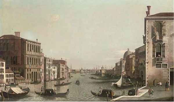 The Grand Canal, Venice, looking East from the Campo di San Vio - view 1