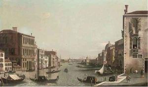 The Grand Canal, Venice, looking East from the Campo di San Vio