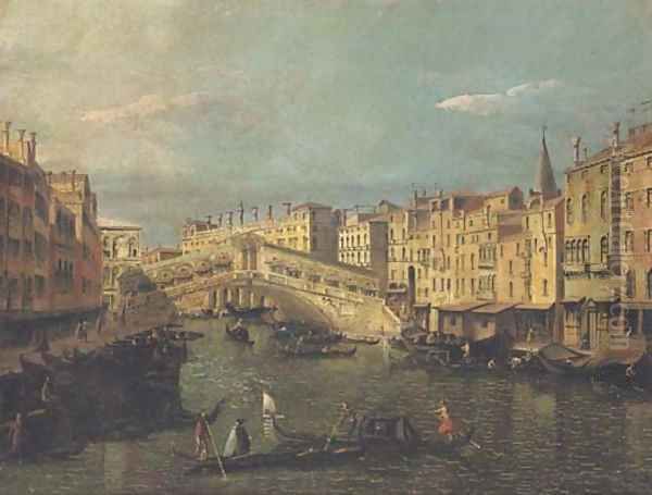 The Rialto Bridge, Venice, looking north-east - view 1