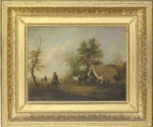 A Cavalry Encampment