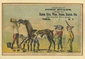 A crack trotter between the heats by Currier, N. & Ives, J.M.