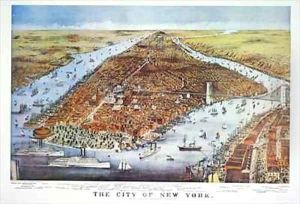 City of New York by Currier, N. & Ives, J.M.