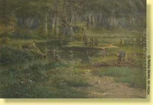 Fagoteur Au Bord De La Riviere