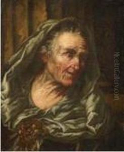 Testa Di Vecchia by Giovanni Battista Langetti