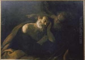 L'angelo Appare A San Giuseppe by Giovanni Battista Langetti