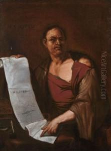 Idealbildnis Des Griechischen Mathematikers Archimedes