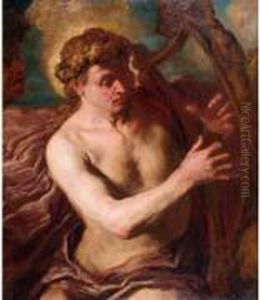 Apollon Jouant De La Harpe.