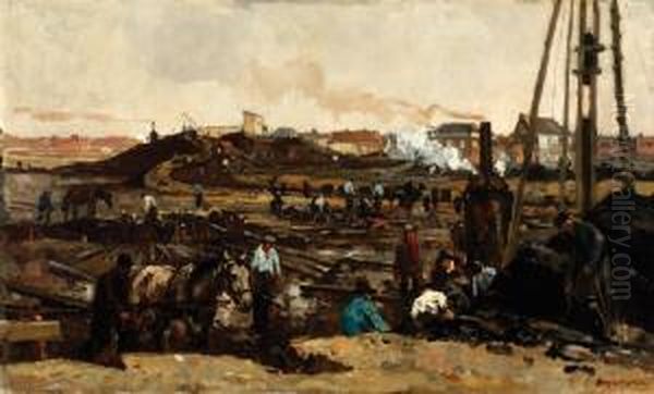Construction Site In Amsterdam - view 1