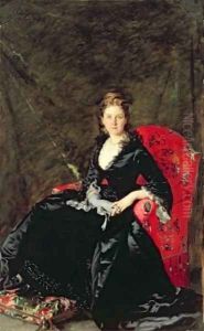 Portrait of Mme NM Polovtsova by Charles Emile Auguste Carolus-Duran