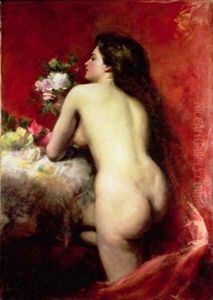 The Model by Charles Emile Auguste Carolus-Duran