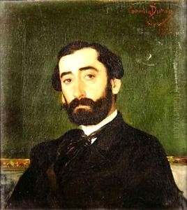 Portrait of a bearded gentleman by Charles Emile Auguste Carolus-Duran